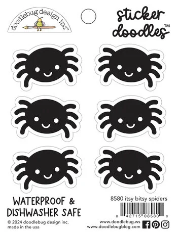 Itsy Bitsy Spiders Sticker Doodles 