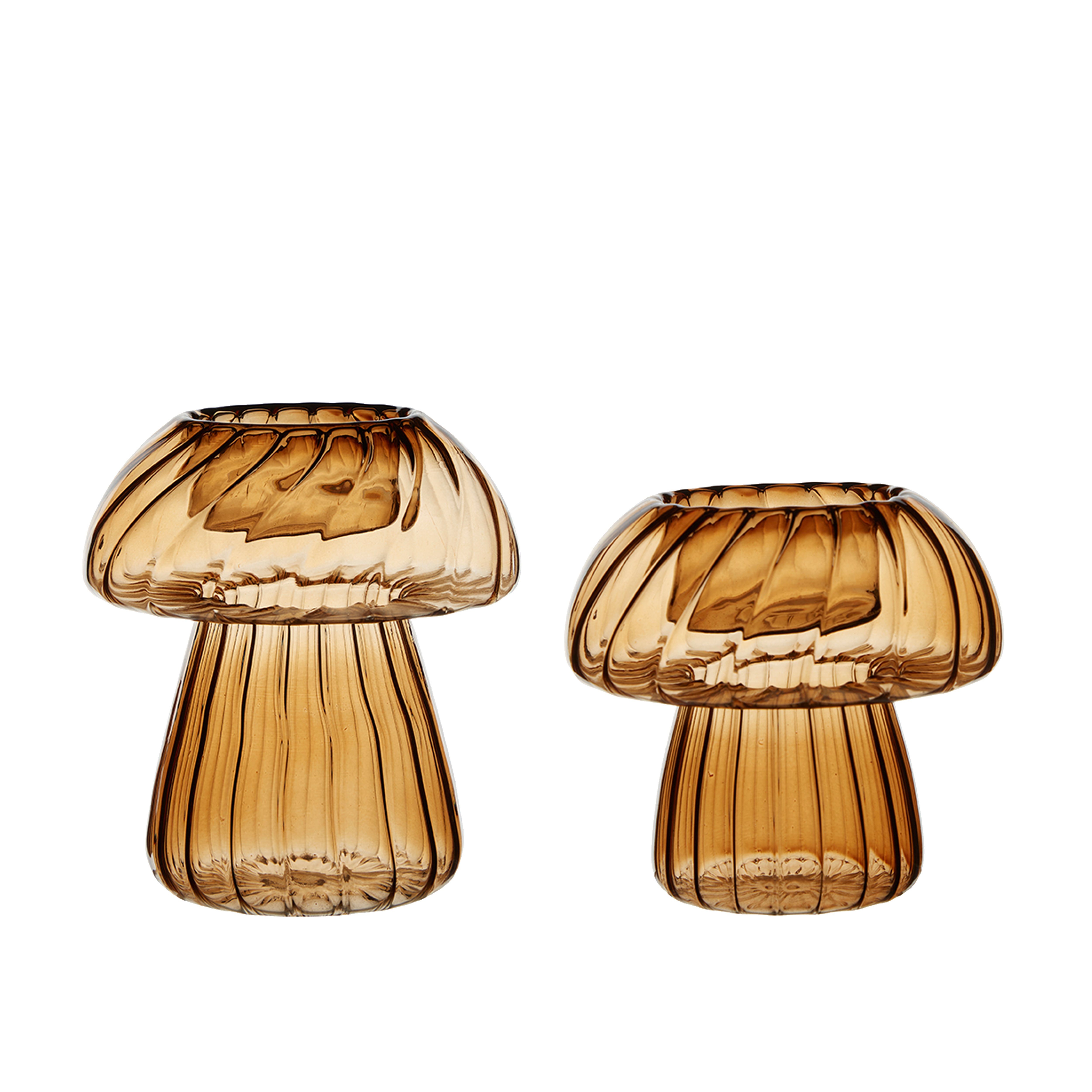 Lantern Mushroom - Mushrooms - Glass - 2-pack - Amber - 3