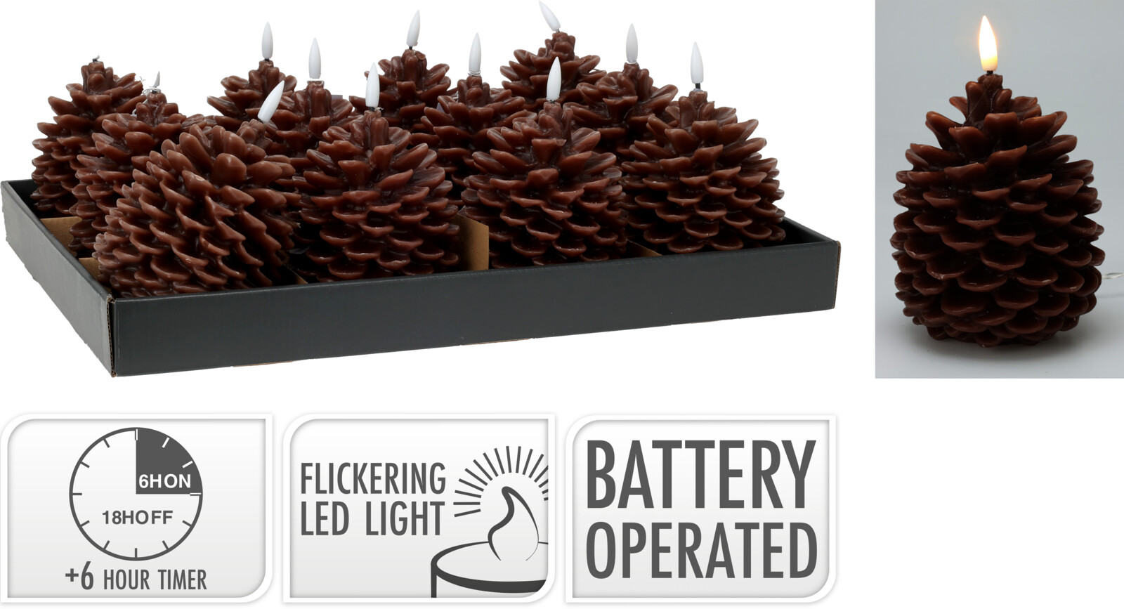Led ljus kotte - 2