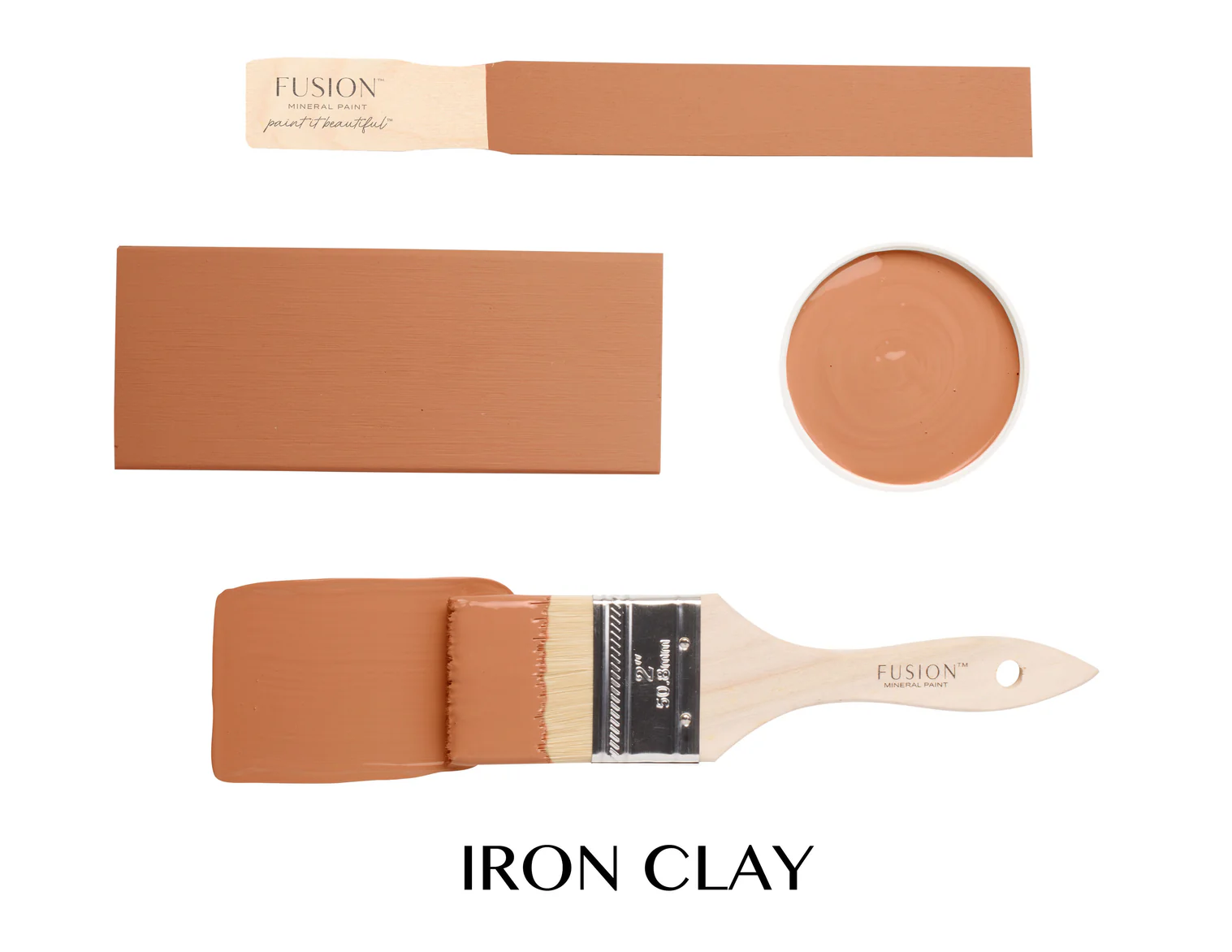 Fusion Mineral Paint Iron Clay  - 3