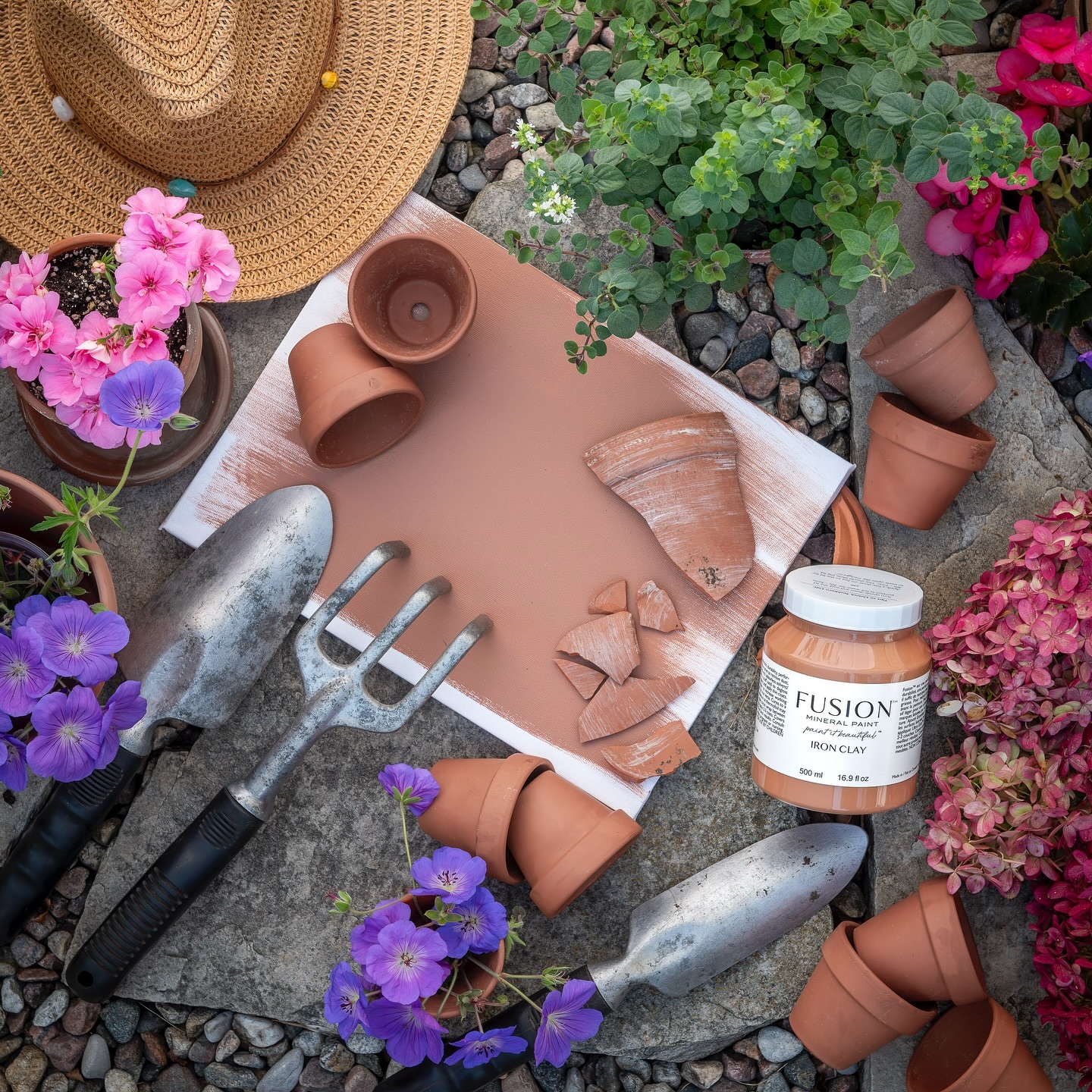 Fusion Mineral Paint Iron Clay  - 8