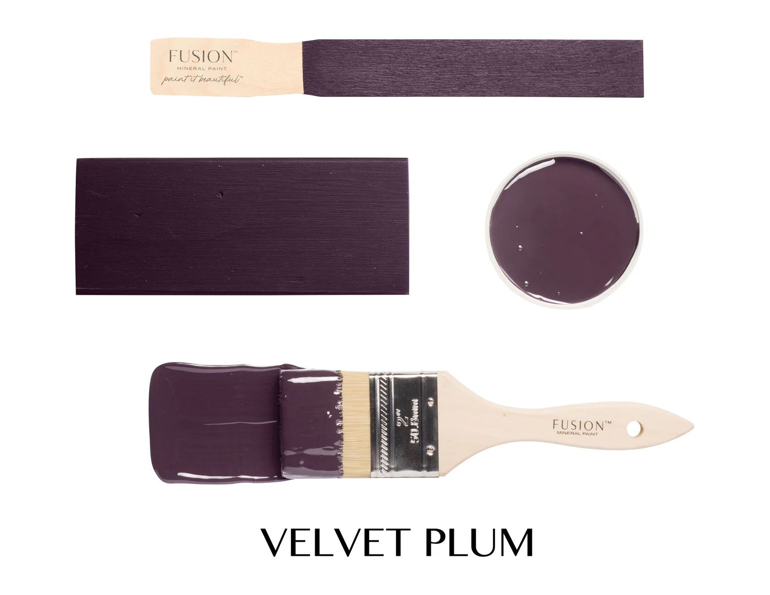 Fusion Mineral Paint Velvet Plum  - 3