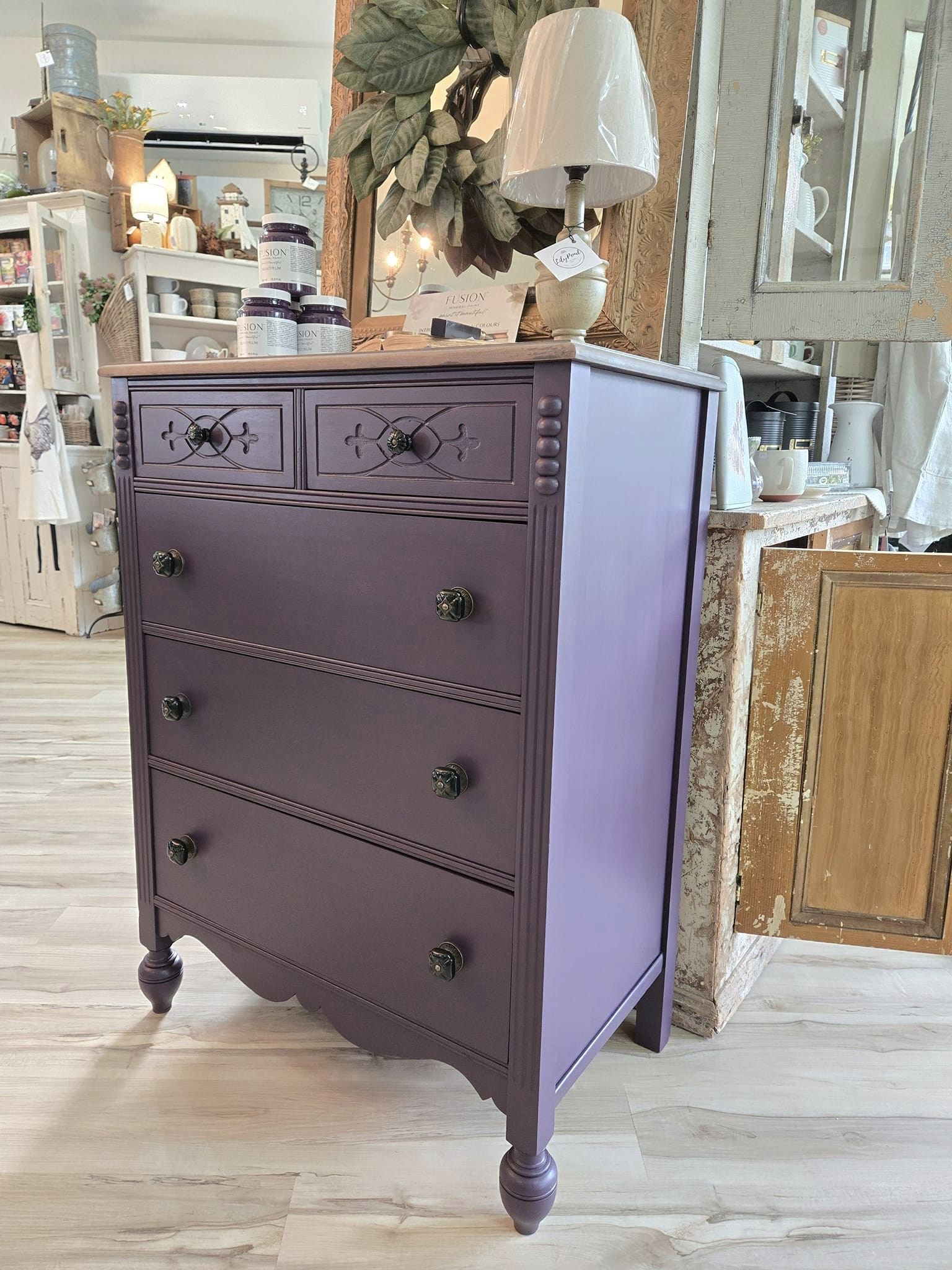 Fusion Mineral Paint Velvet Plum  - 8