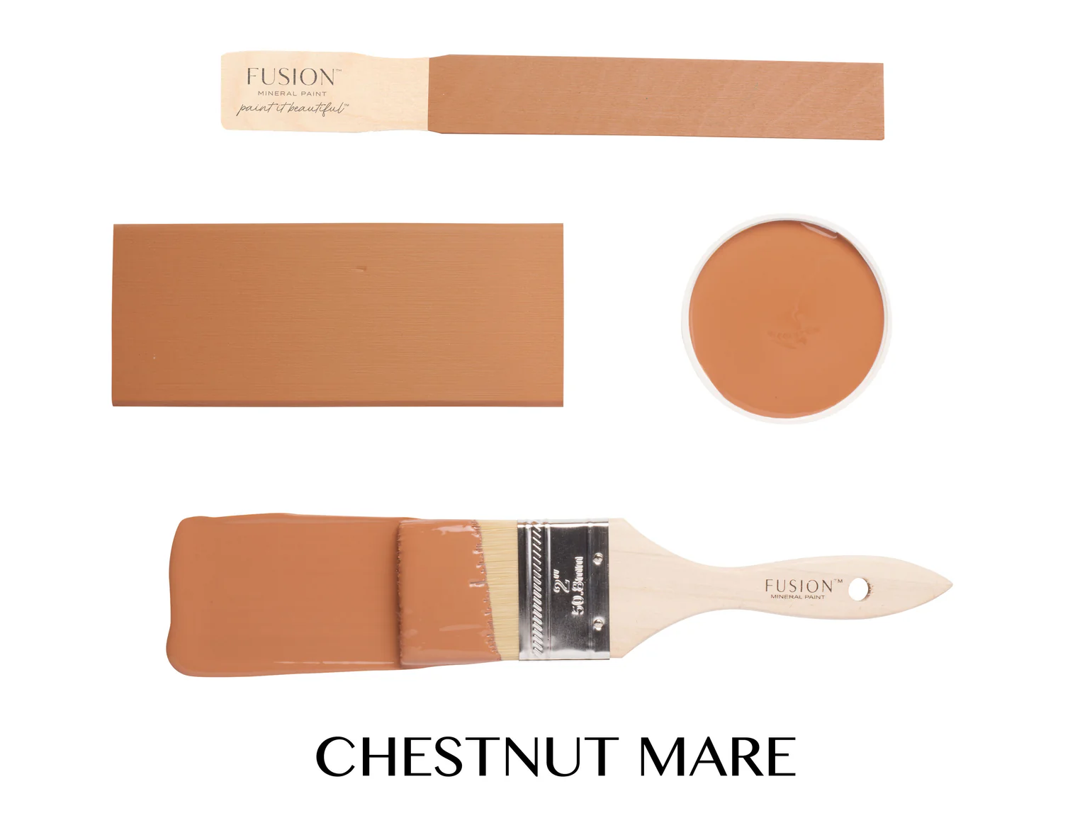 Fusion Mineral Paint Chestnut Mare  - 3