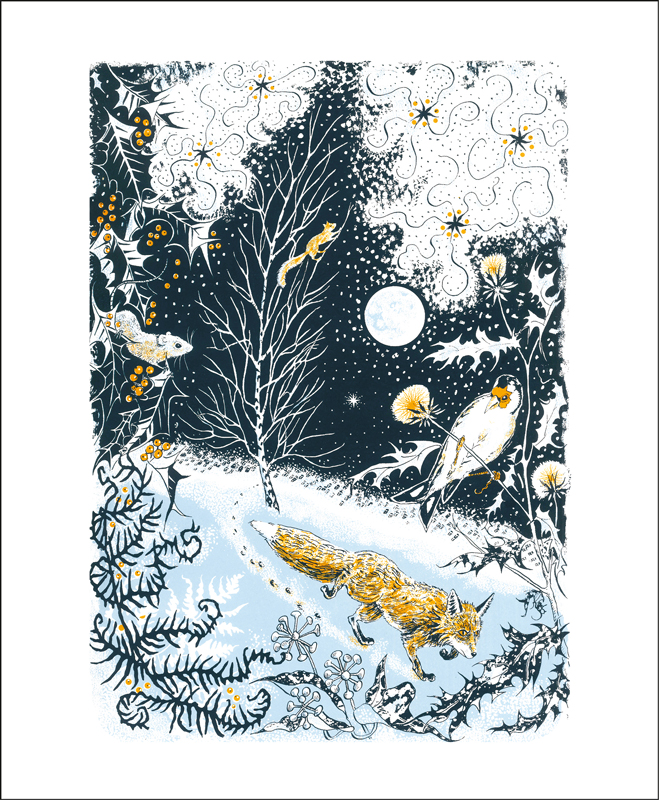 Winter Wildlife, Greeting Card