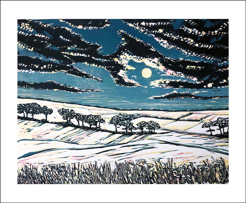Full Moon, Greeting Card