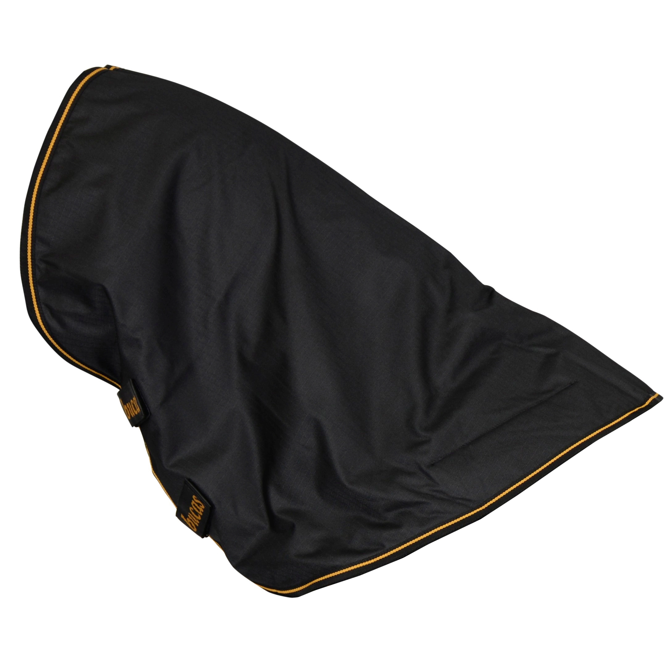 Bucas Irish Turnout Neck 300 g Kaulakappale - Musta/Kultainen 