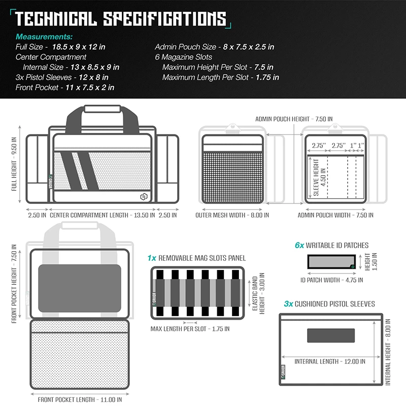 Savior Equipment Specialist Range Bag - Black 8