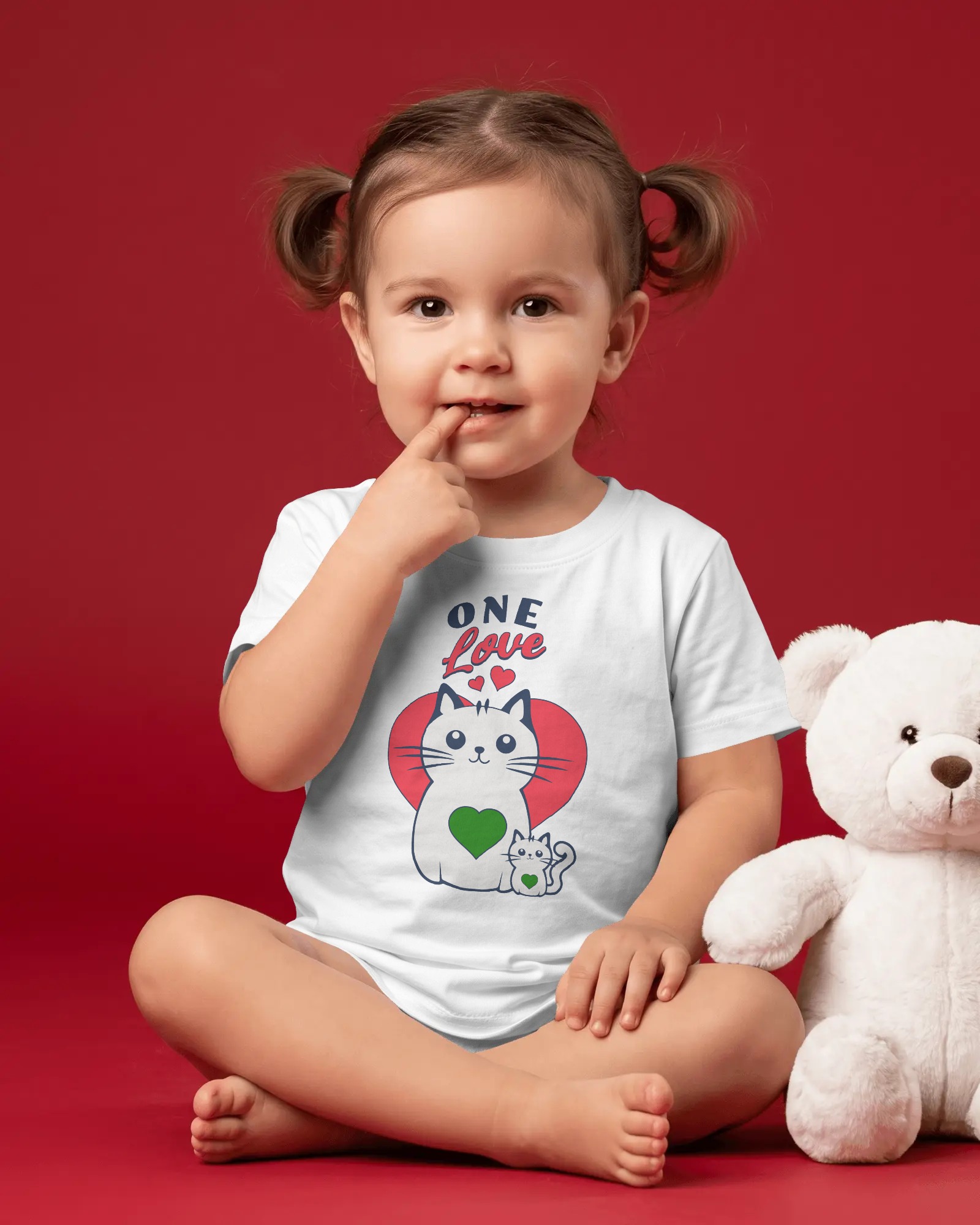 One Love  Toddler T-shirt White