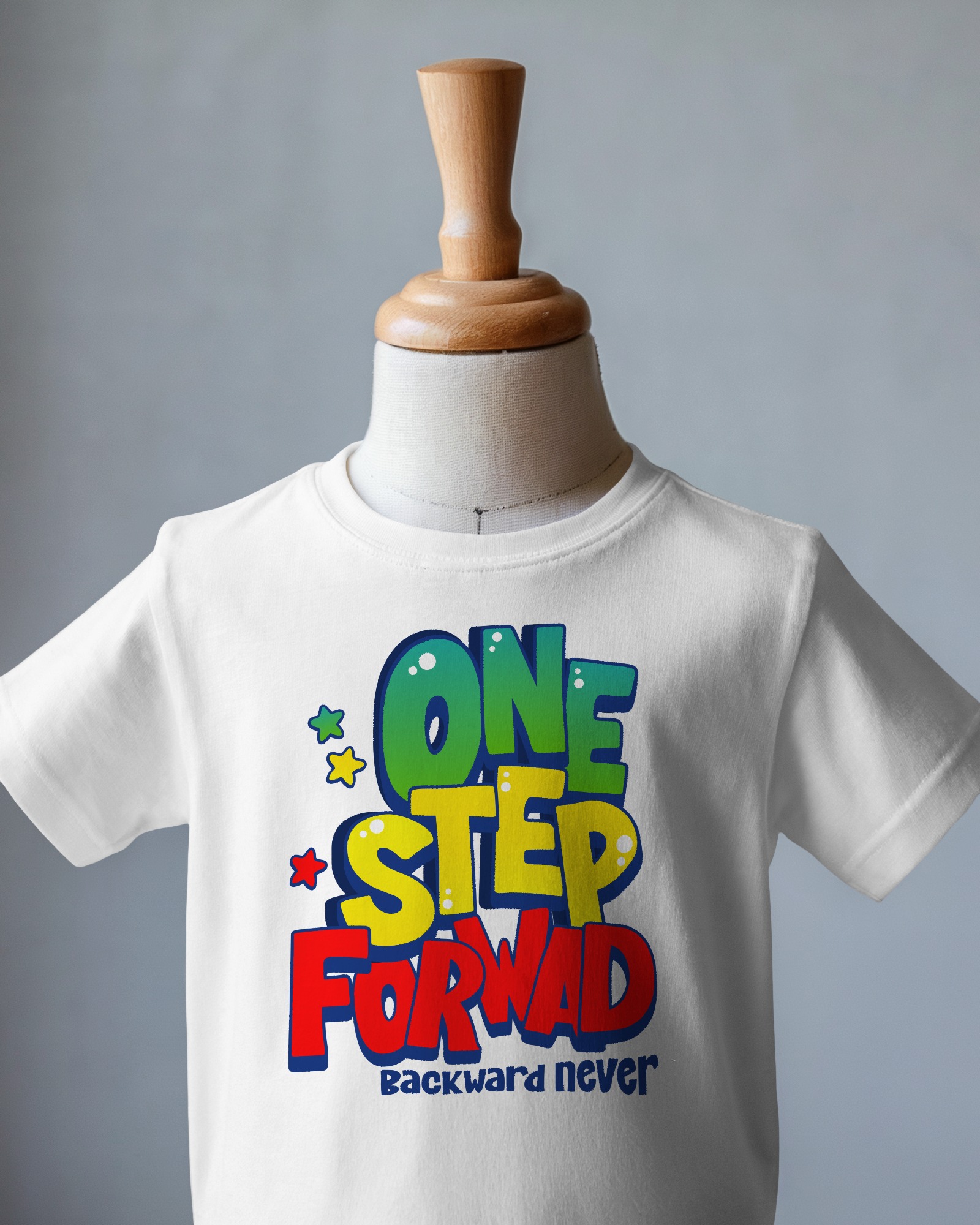 One Step Forward T-shirt White