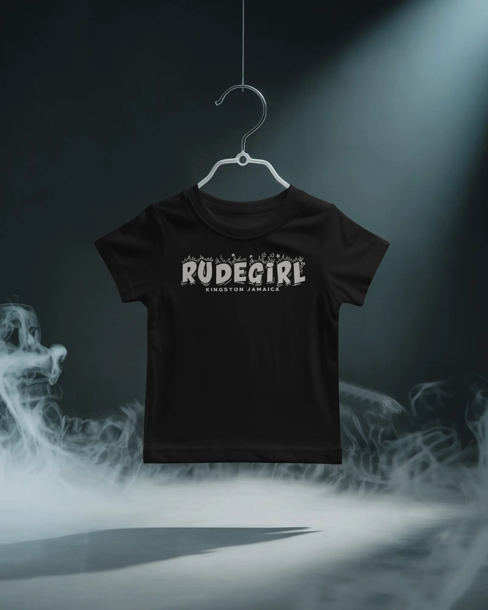 Rude Girl Toddler T-shirt Black