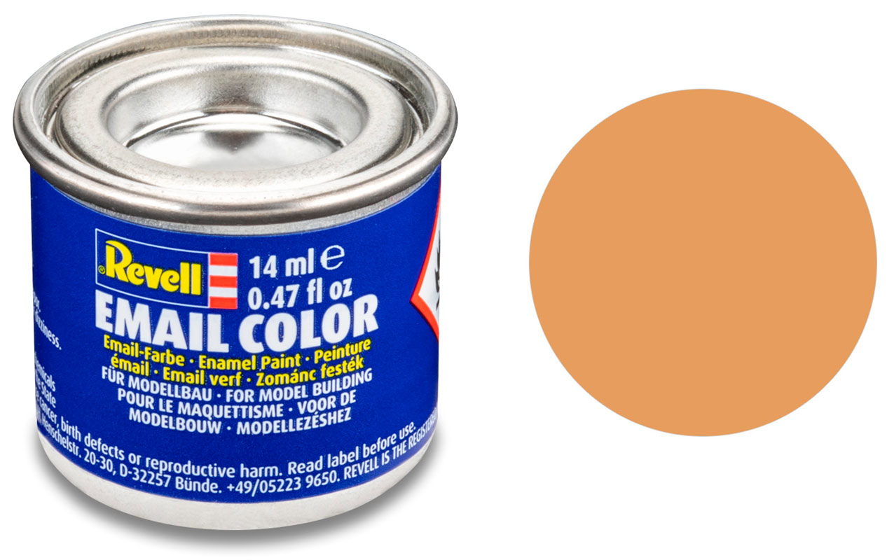 Revell Emaljfärg 14 ml. Brun/Beige Matt, Nr 17