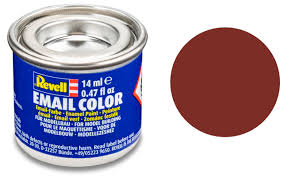 Revell Emaljfärg 14 ml. Reddish brown Matt Nr 37