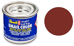Revell Emaljfärg 14 ml. Reddish brown Matt Nr 37