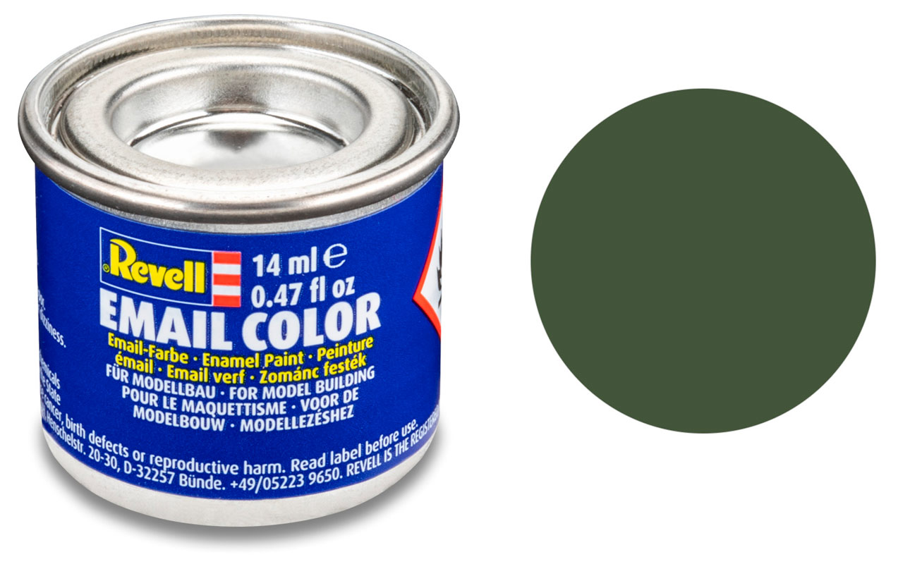 Revell Emaljfärg 14 ml. Mossy Green, Nr 62