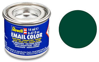 Revell Emaljfärg 14 ml. Dark Green Matt Nr 68