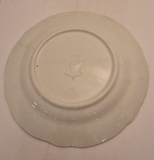 Coffee plate with flowers 1870-1880s - 2