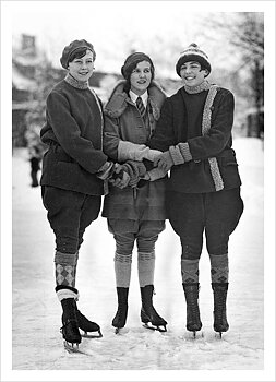Friends on Ice, Greeting Card