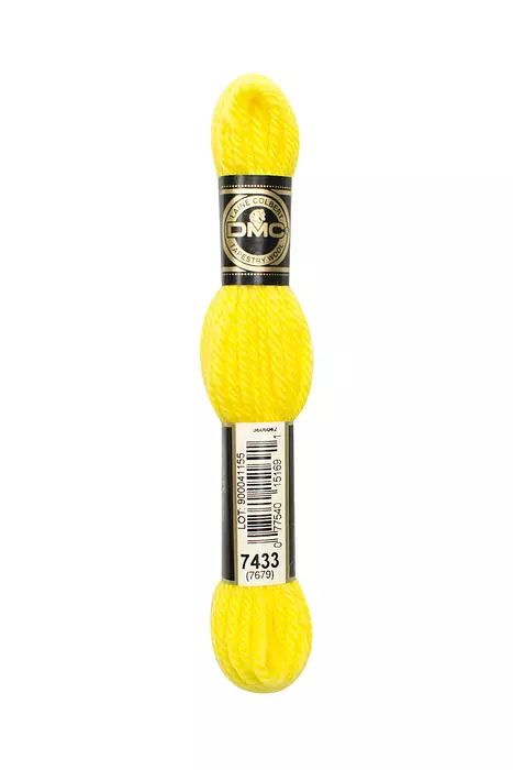 DMC Colbert wool embroidery thread Yellow Hues - 7