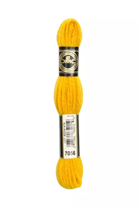 DMC Colbert wool embroidery thread Yellow Hues - 5