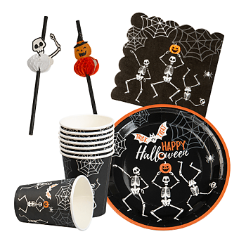 Halloween Dukningspaket Skelett