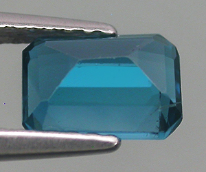Topacio azul Londres, talla octágono, piedra preciosa de topacio azul Londres natural de 1,05 ct de peso - 2