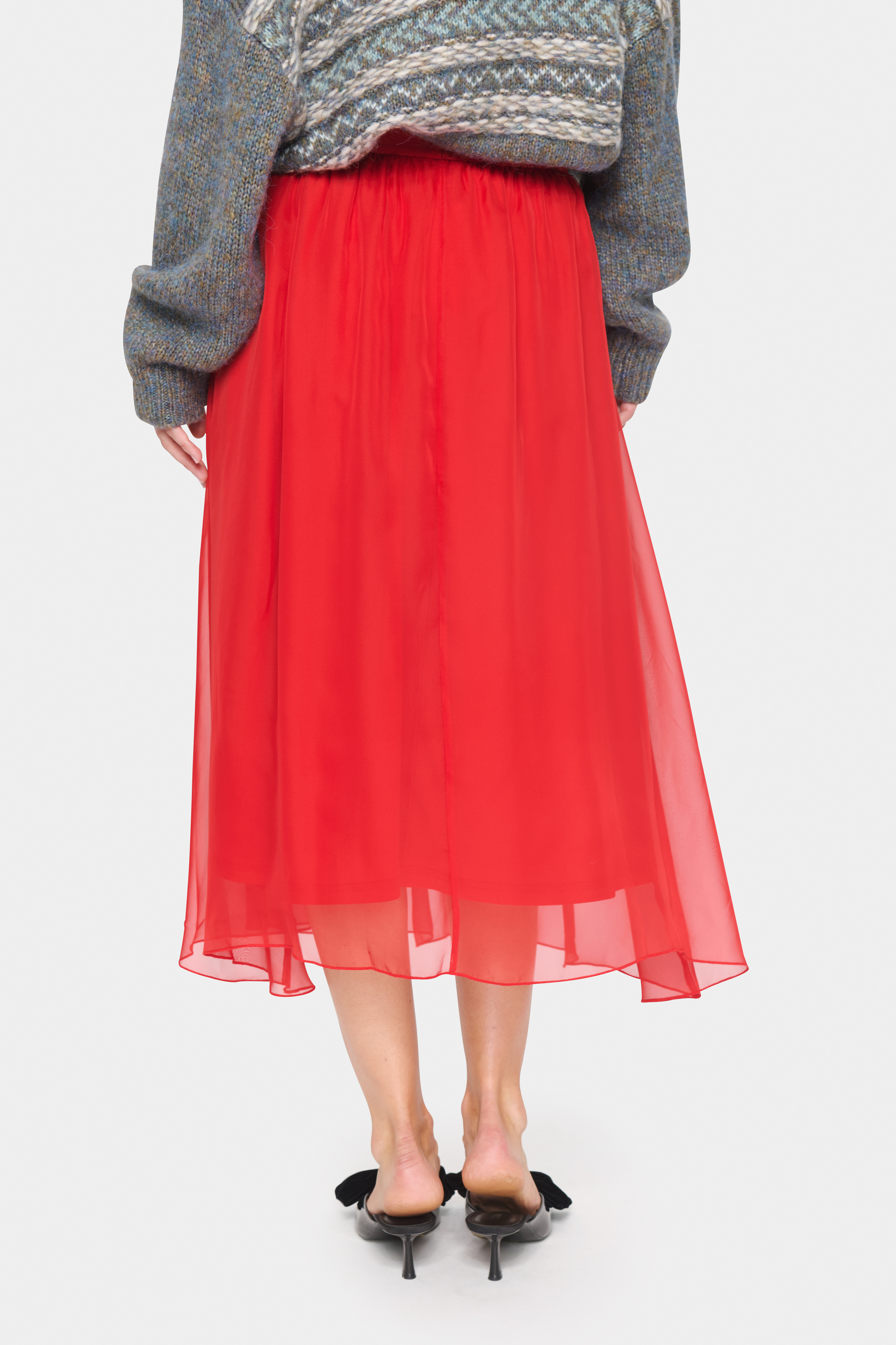 CoralSZ Skirt Racing Red  - 5