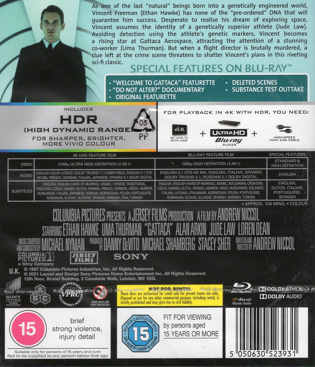 Gattaca (4K Ultra HD + Blu-ray) - 2