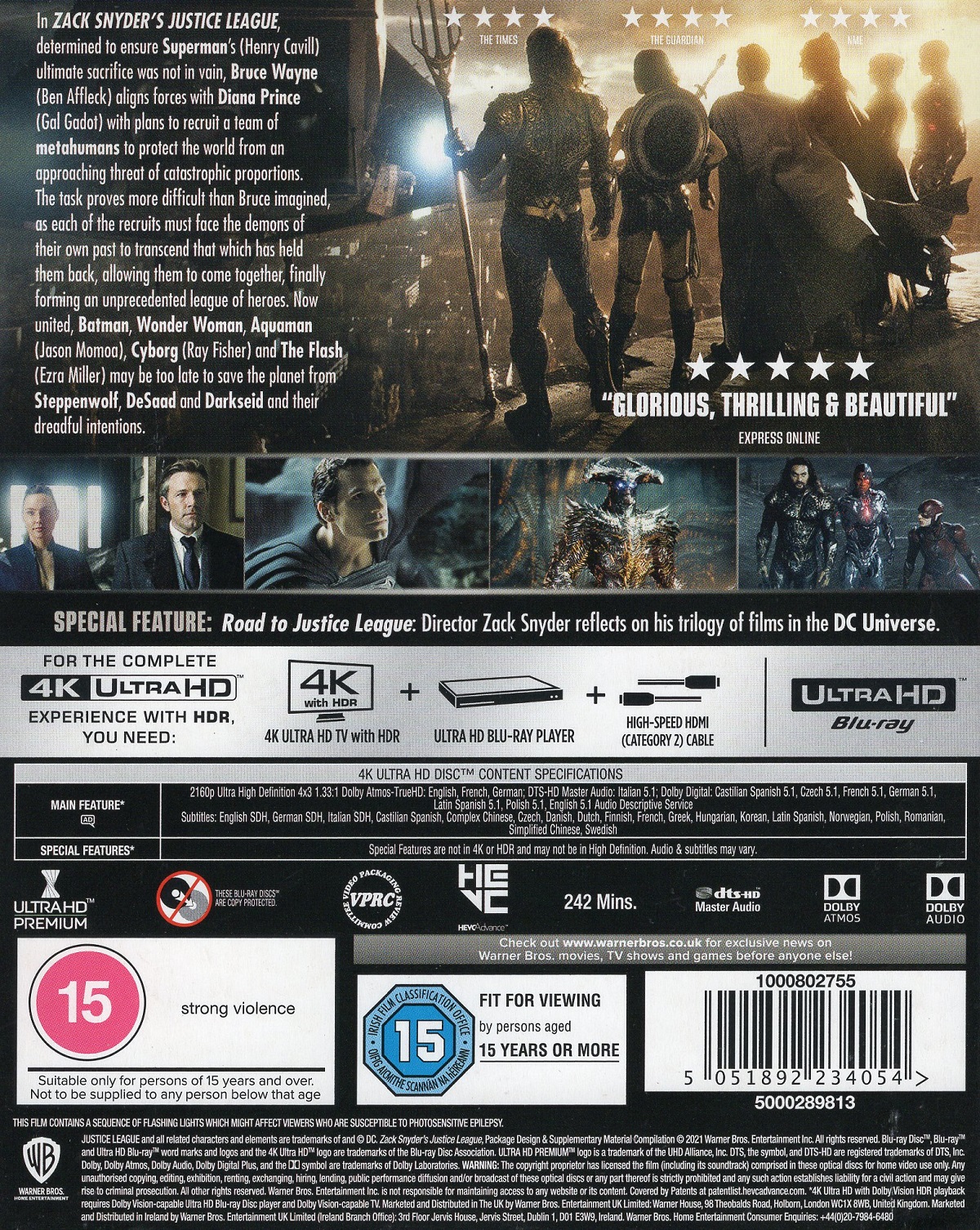 Zack Snyder's Justice League (4K Ultra HD) - 2