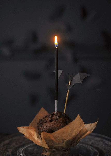 Cake toppers Fladdermöss  6-pack - 2