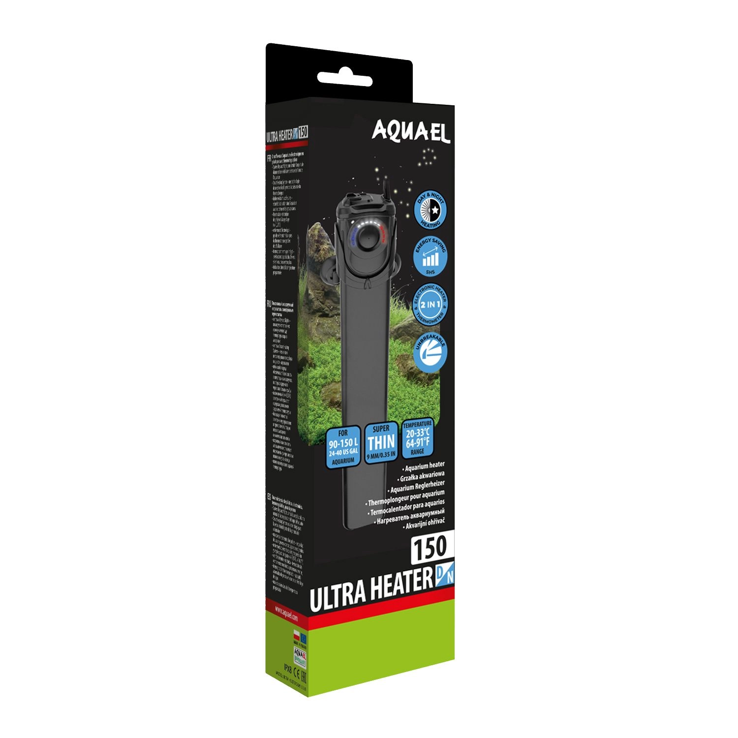 Aquael Doppvärmare Ultra Day & Night 150w