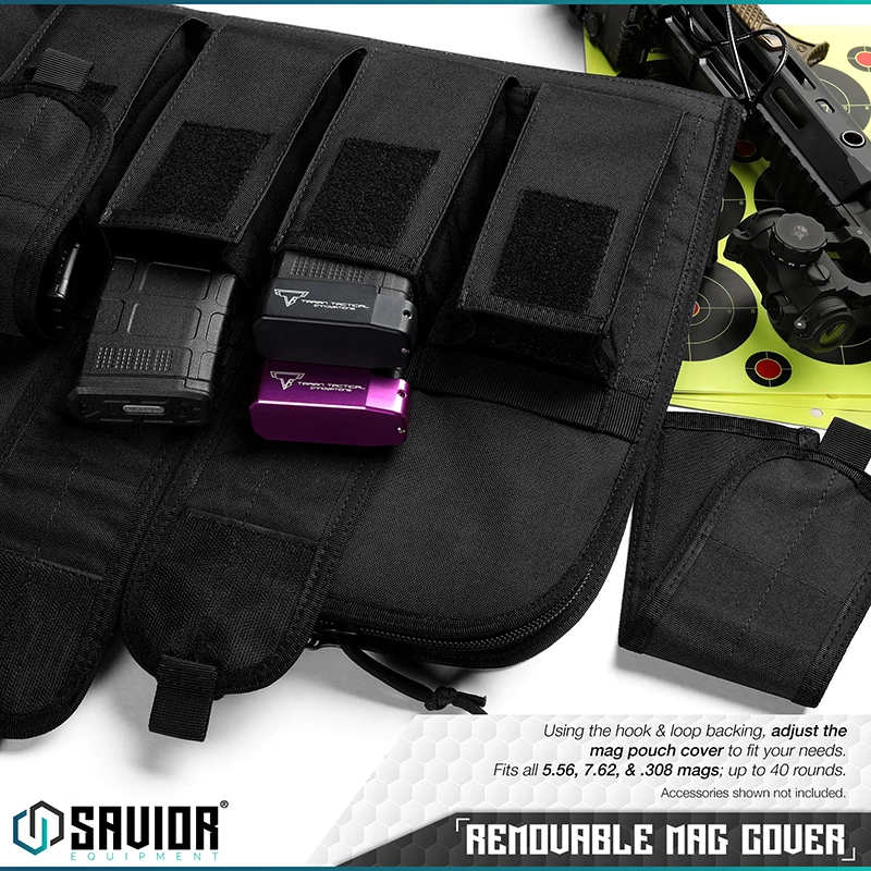 Savior Equipment Patriot 36" Single Rifle Case - Black 3