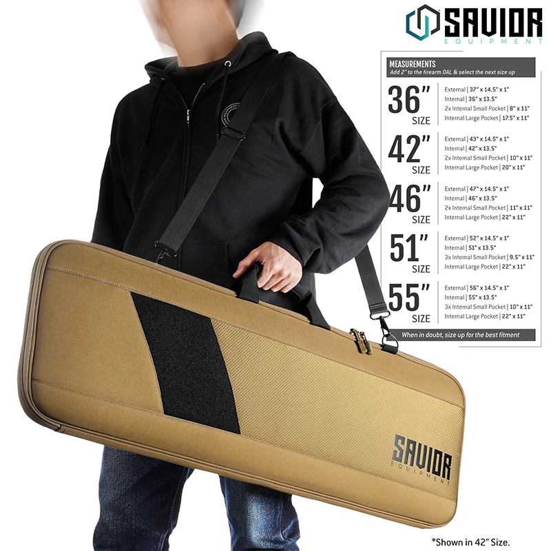 Savior Equipment Specialist 46" Single Rifle Case - Tan 2