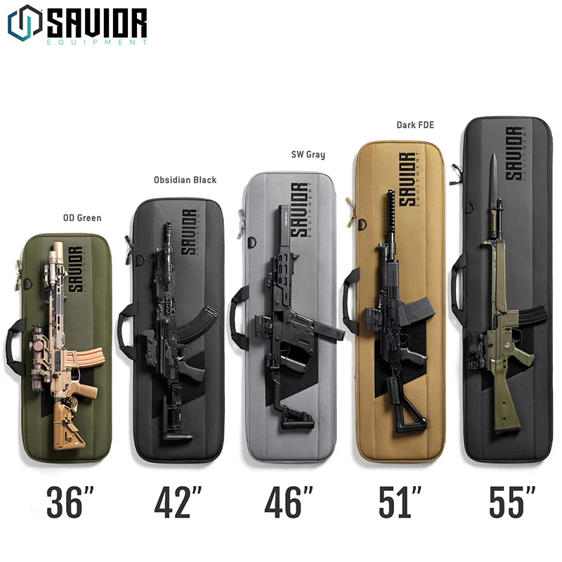 Savior Equipment Specialist 51" Single Rifle Case - Black 7