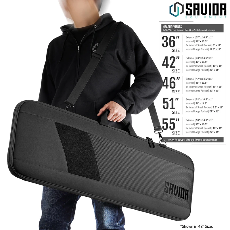 Savior Equipment Specialist 51" Single Rifle Case - Black 2