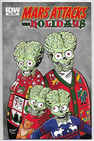 Mars Attacks The Holidays Cover B NM