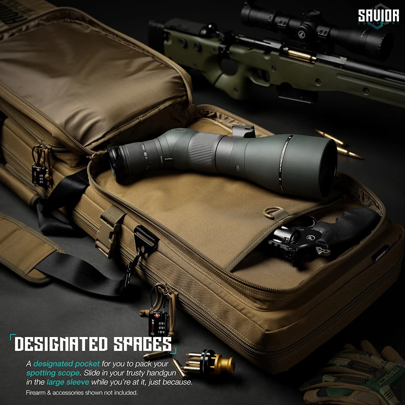 Savior Equipment Specialist LRP 47" Single Rifle Case - Tan 4