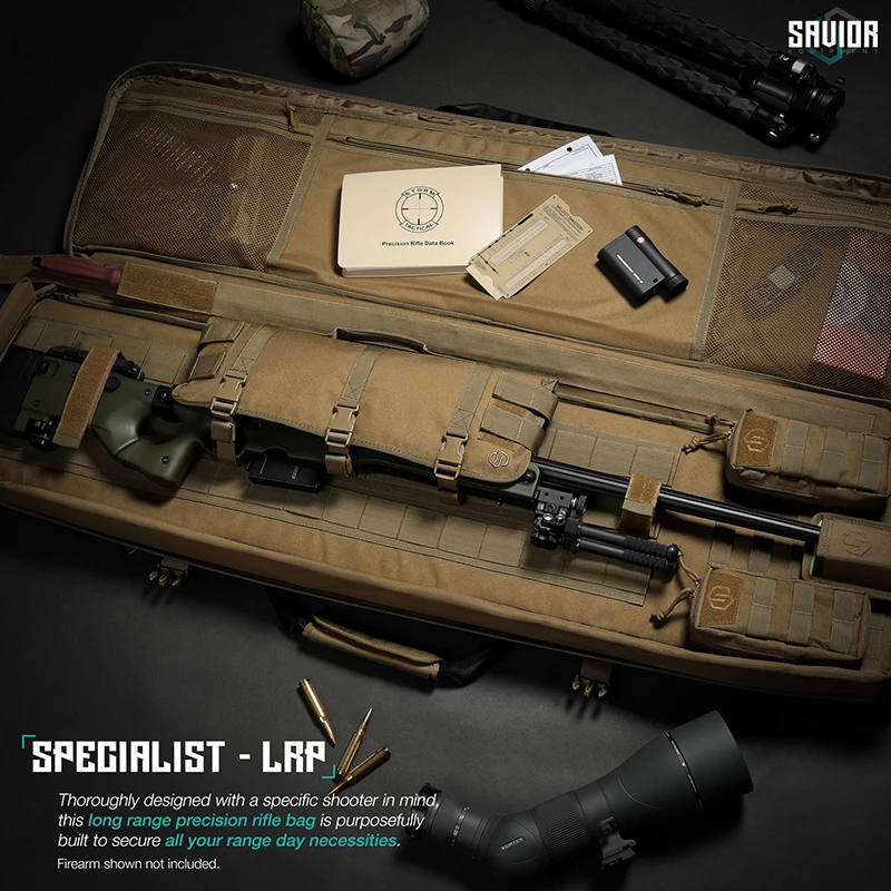 Savior Equipment Specialist LRP 47" Single Rifle Case - Tan 2