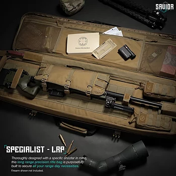 Savior Equipment Specialist LRP 47" Single Rifle Case - Tan  2