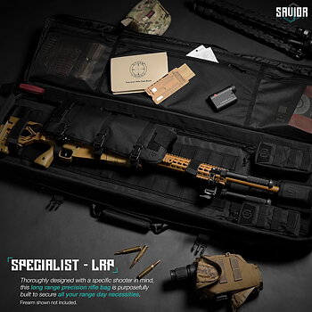 Savior Equipment Specialist LRP 51" Single Rifle Case - Black 2