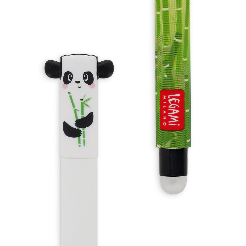 Erasable : Hug me - Panda Bambu - gelpenna med svart suddbart bläck - 2