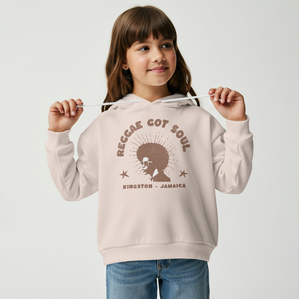 Reggae Got Soul Hoodie Creamy Pink
