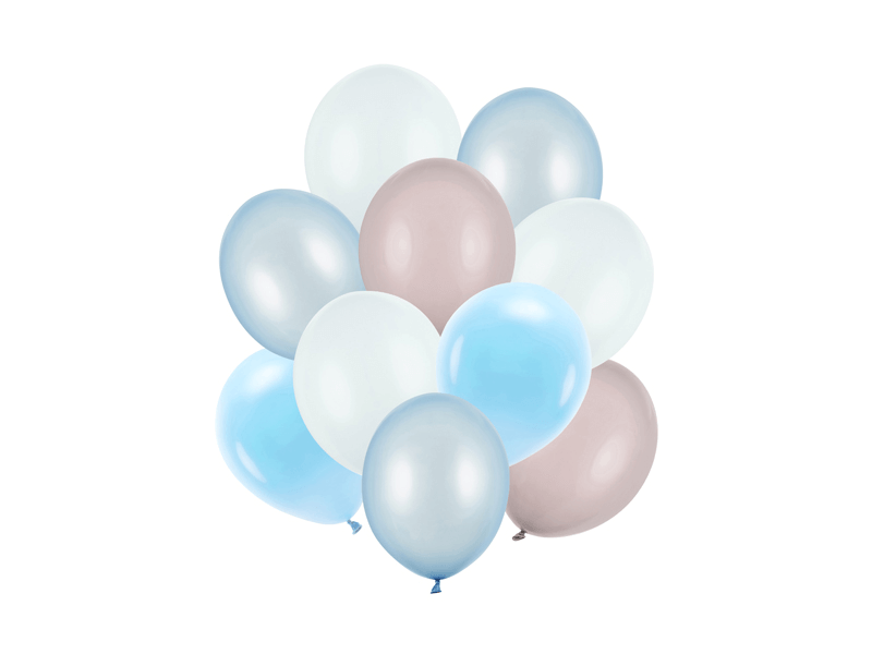 Ballonger Blå Mix 10-mix