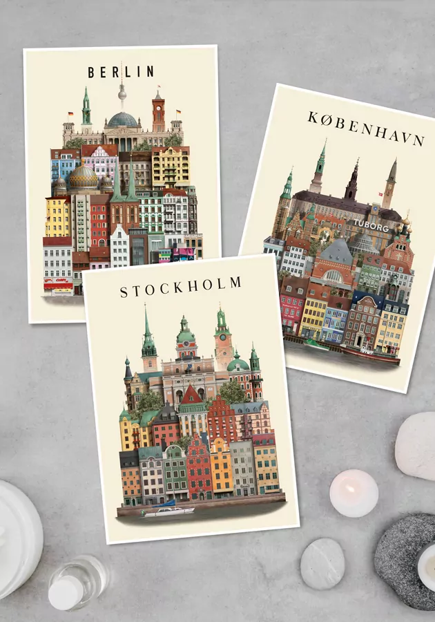 Poster Stockholm A4 - Martin Schwartz - 2