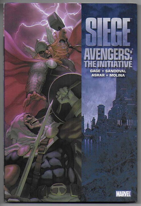 Siege: Avengers: The Initiative HC NM Gage Sandoval