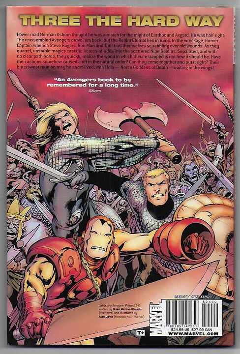 Avengers Prime HC NM Bendis Davis