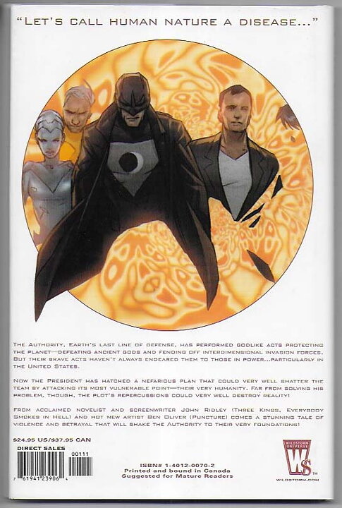 Authority: Human on The Inside HC NM-