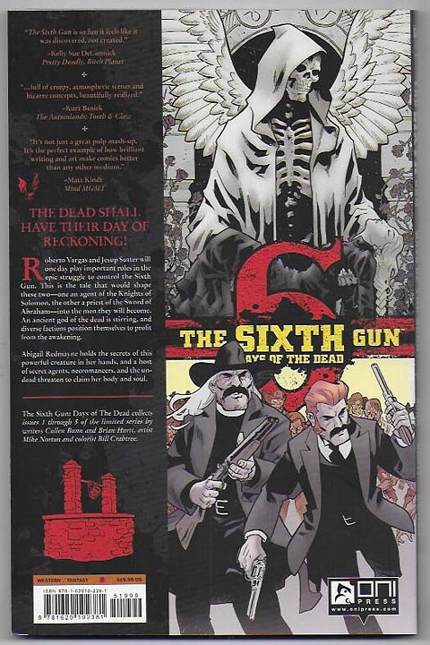 Sixth Gun: Days of The Dead TP NM Solblekt på ryggen