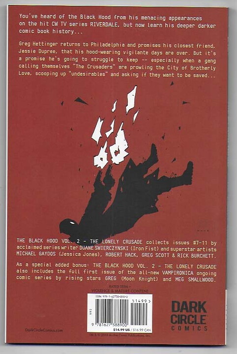 Black Hood: Volume 2 - The Lonely Crusade TP NM