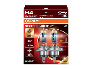 H4 OSRAM 12V NB  +220% (senaste version) 2-PACK